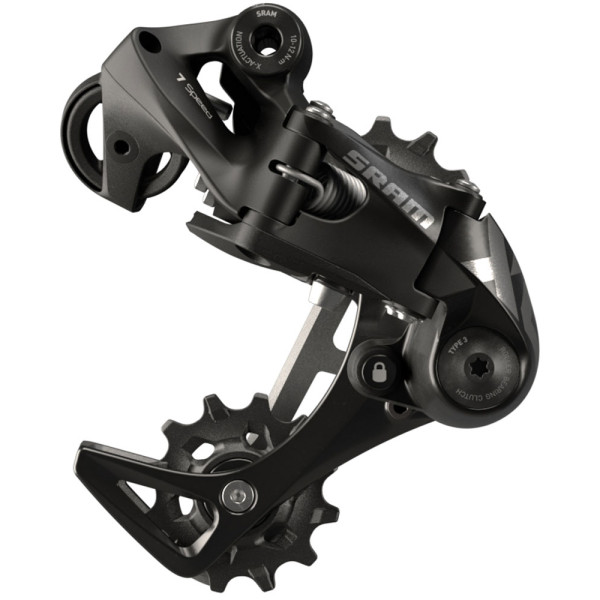 SRAM X01 DH X-HORIZON™ galinis pavarų perjungėjas - Short Cage, 7 pavarų | Black