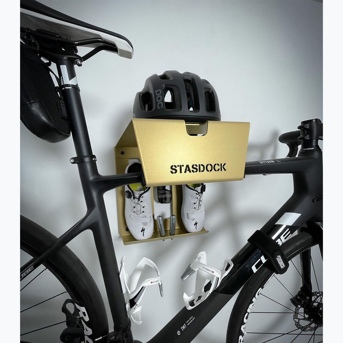 Stasdock Bike Wall Mount | New Gold Stasdock Bike Wall Mount | New Gold
