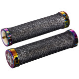Supacaz Diamond Kush vairo rankenėlės | Black - Oil Slick
