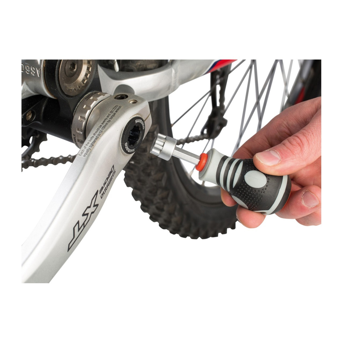 VAR atsuktuvas Shimano Hollowtech II švaistiklio montavimui VAR atsuktuvas Shimano Hollowtech II švaistiklio montavimui