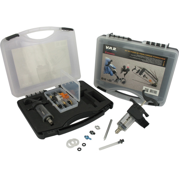 VAR Mineral Disc Brake Bleed Kit | Mineral Oil | Black