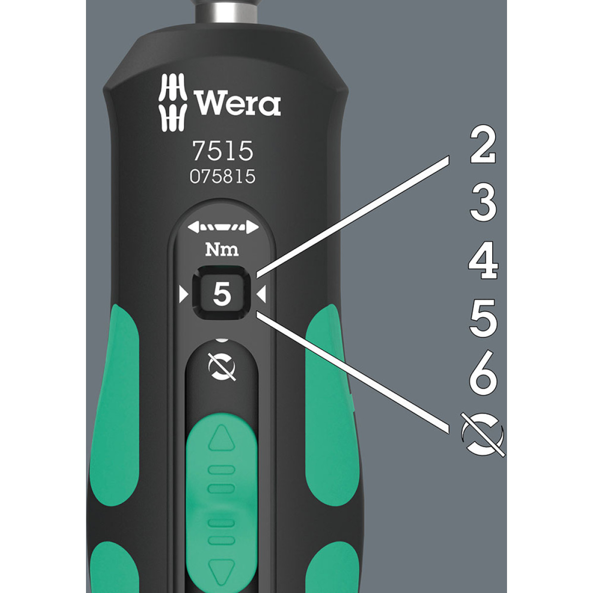 Wera 7515/7 Kraftform Safe-Torque Speed Bicycle 1 dinamometrinio rakto rinkinys | 7 dalių Wera 7515/7 Kraftform Safe-Torque Speed Bicycle 1 dinamometrinio rakto rinkinys | 7 dalių