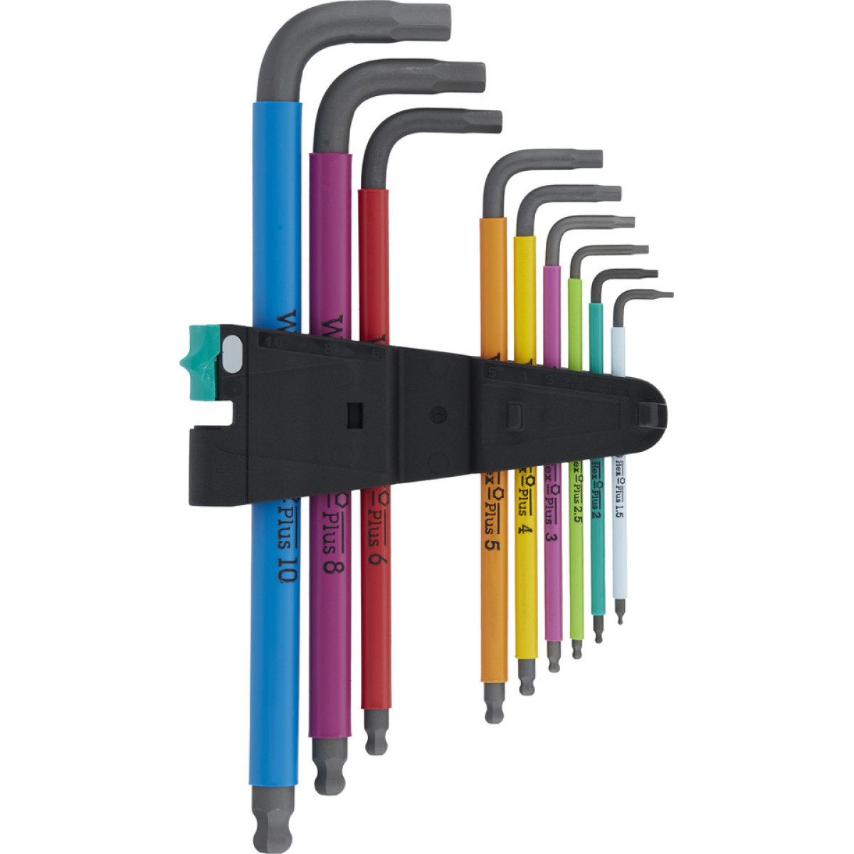 Wera 950/9 Hex-Plus Multicolour 1 L formos šešiakampių raktų rinkinys | 9 dalių Wera 950/9 Hex-Plus Multicolour 1 L formos šešiakampių raktų rinkinys | 9 dalių