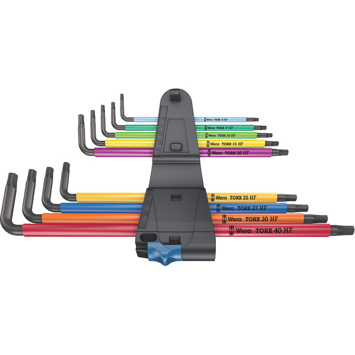 Wera TX XL Multicolour HF 1 L formos raktų rinkinys | 9 dalių Wera TX XL Multicolour HF 1 L formos raktų rinkinys | 9 dalių