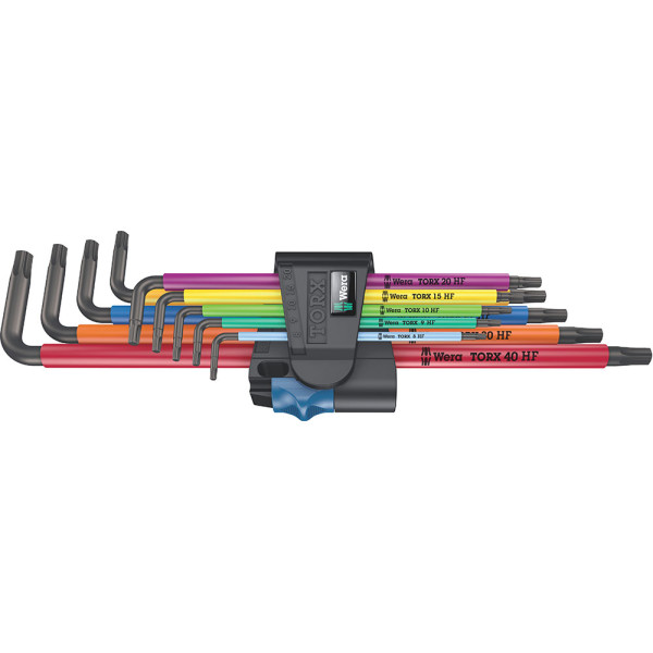 Wera TX XL Multicolour HF 1 L formos raktų rinkinys | 9 dalių