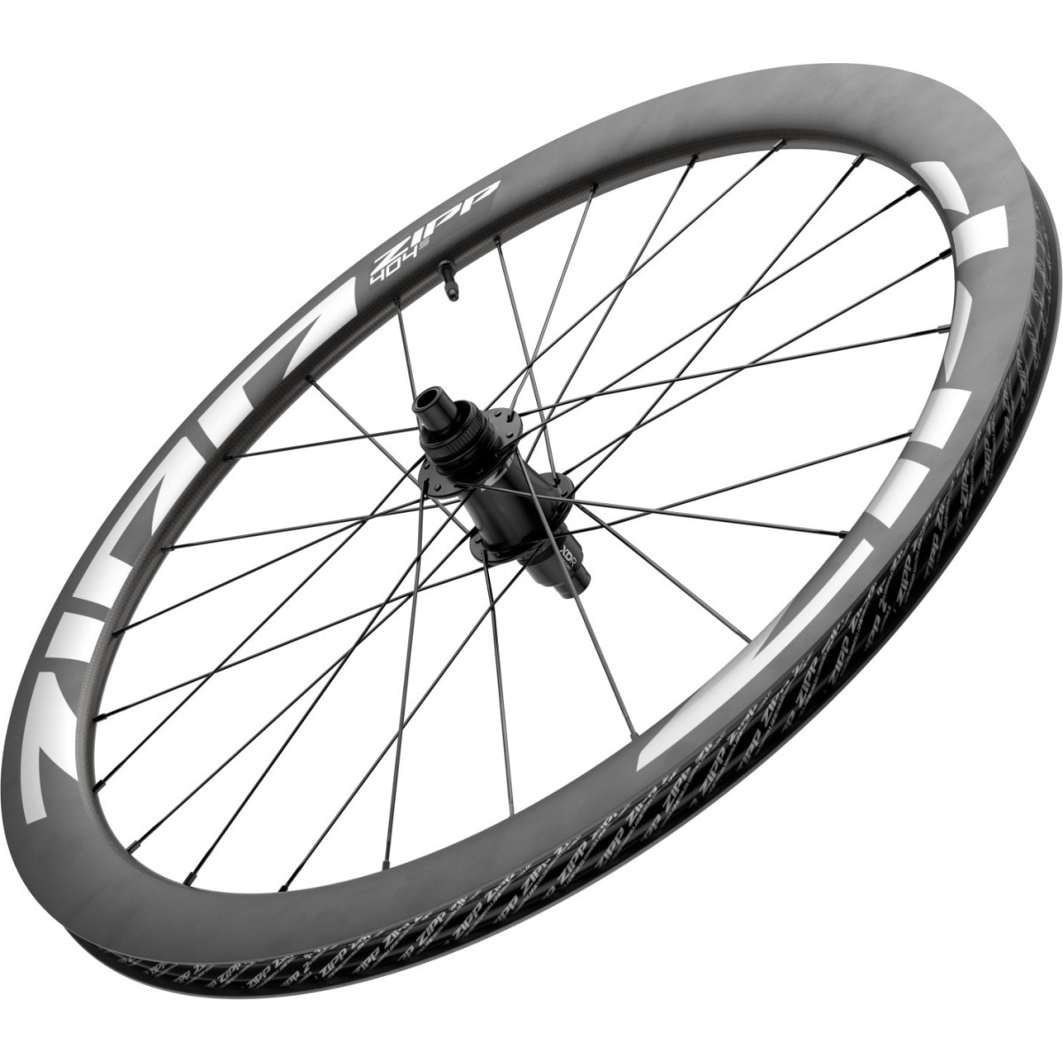 Zipp 404 S Tubeless Disc Brake galinis ratas | Dark Grey