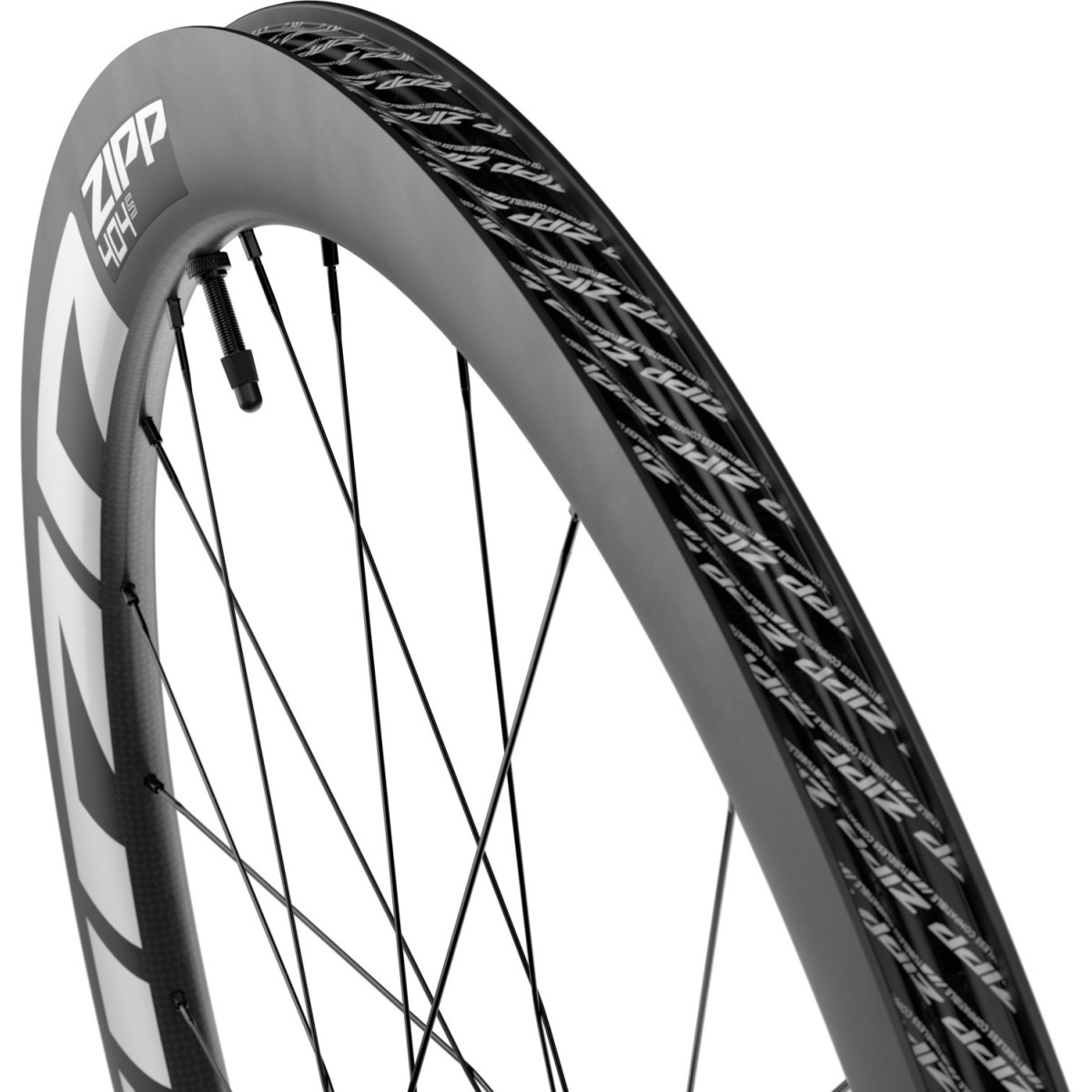 Zipp 404 S Tubeless Disc Brake galinis ratas | Dark Grey