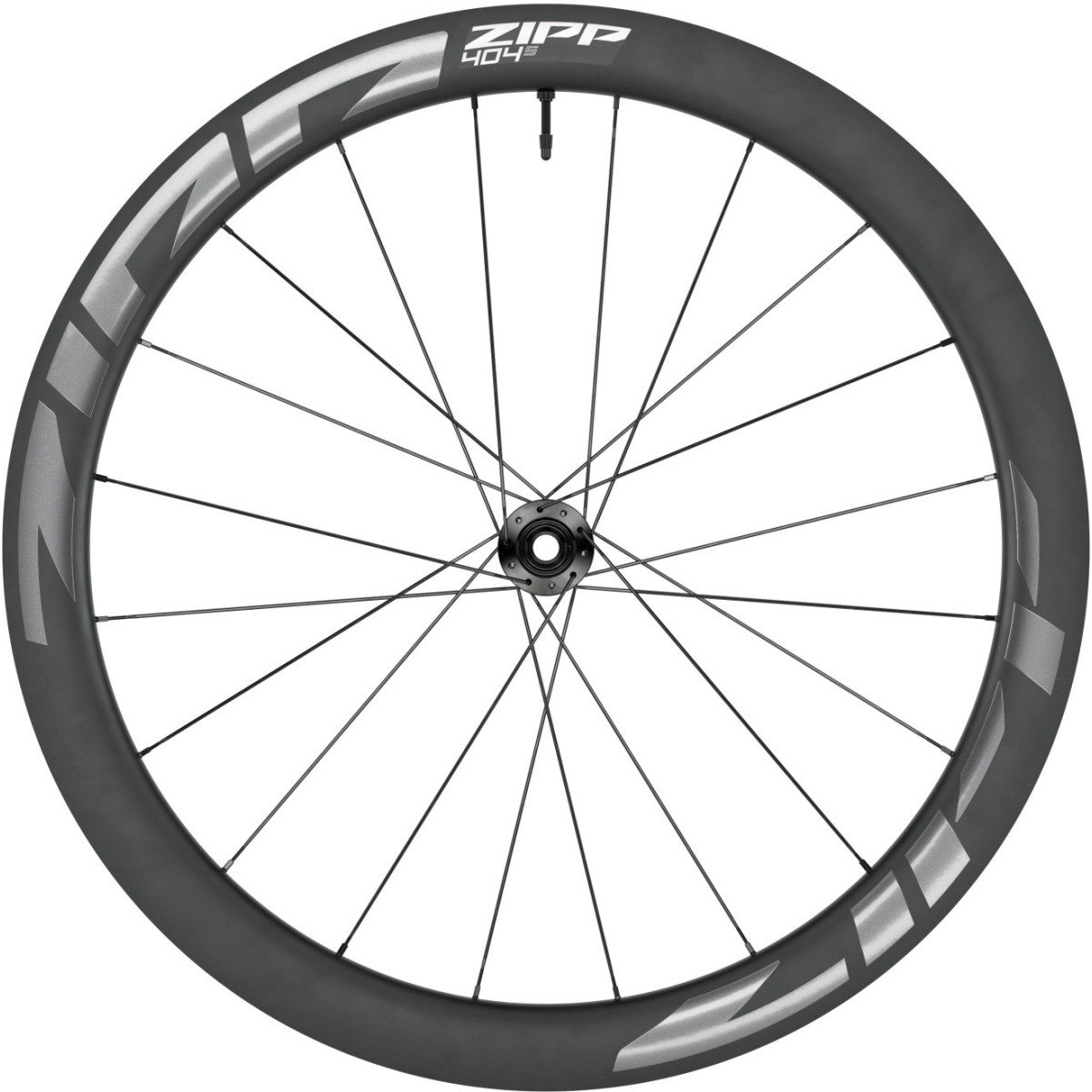 Zipp 404 S Tubeless Disc Brake priekinis ratas | Dark Grey