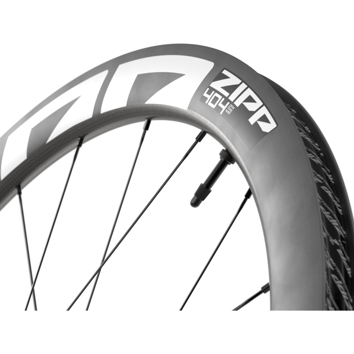 Zipp 404 S Tubeless Disc Brake priekinis ratas | Dark Grey