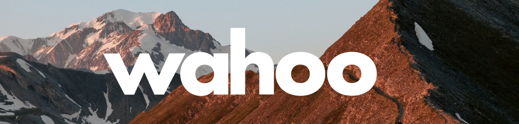 Wahoo logotipas kalnuose