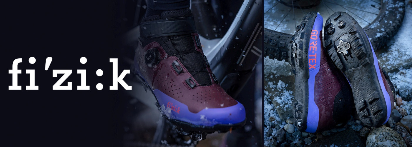 Pair of winter MTB shoes