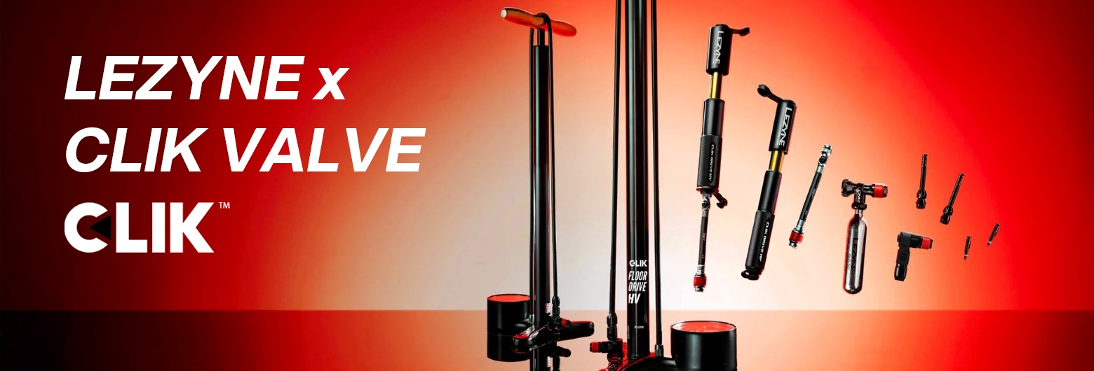 Lezyne Clik sistemos pompos ir adapteriai