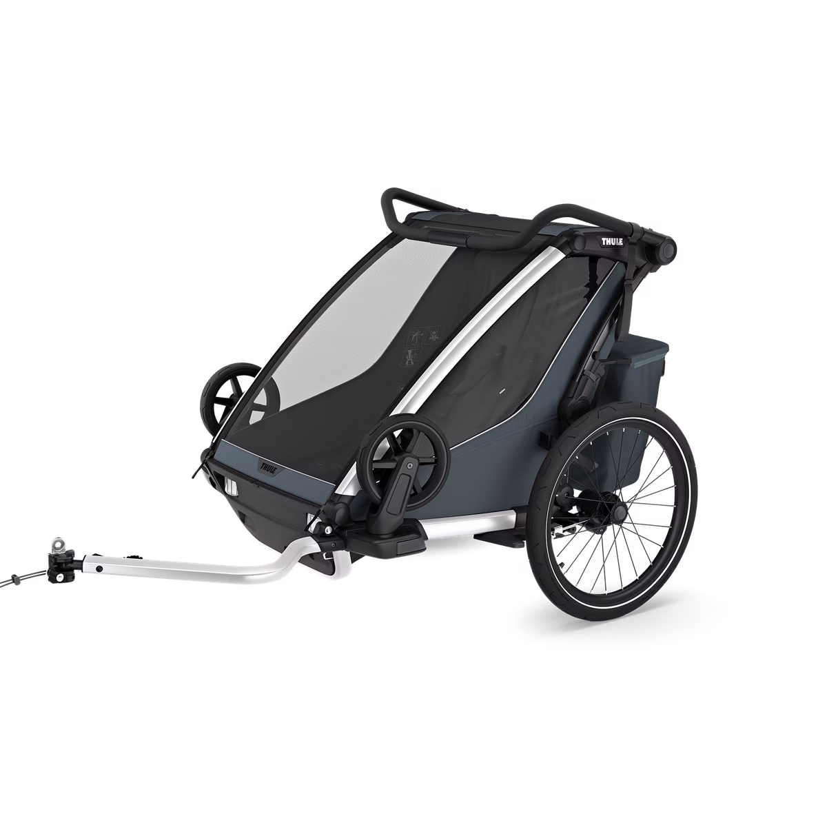 Thule Chariot Cross 2 dviračio priekaba | dvivietė | Dark Slate