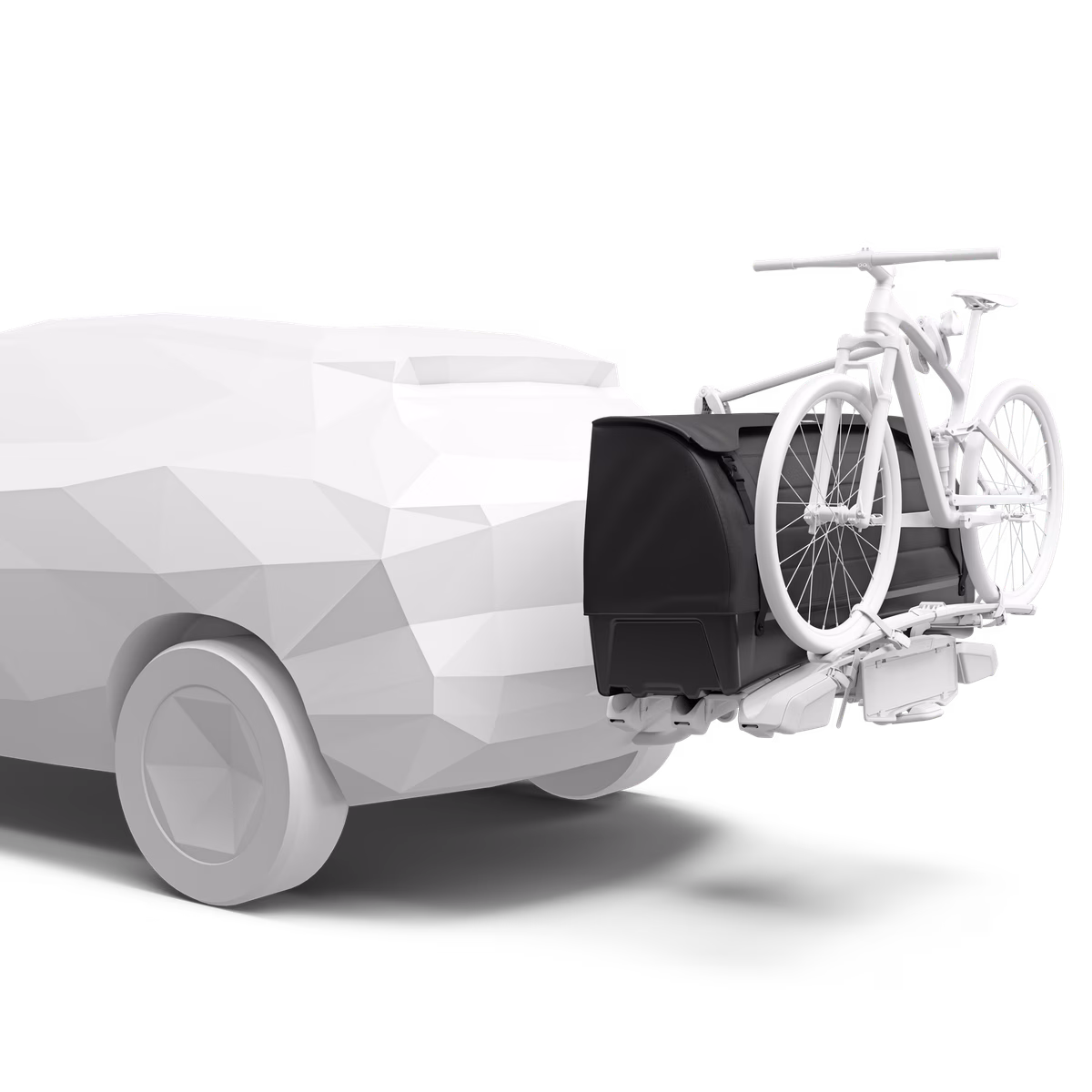 Thule Onto 2 Towbar Cargo Carrier for Thule EasyFold 3 | Black Thule Onto 2 Towbar Cargo Carrier for Thule EasyFold 3 | Black