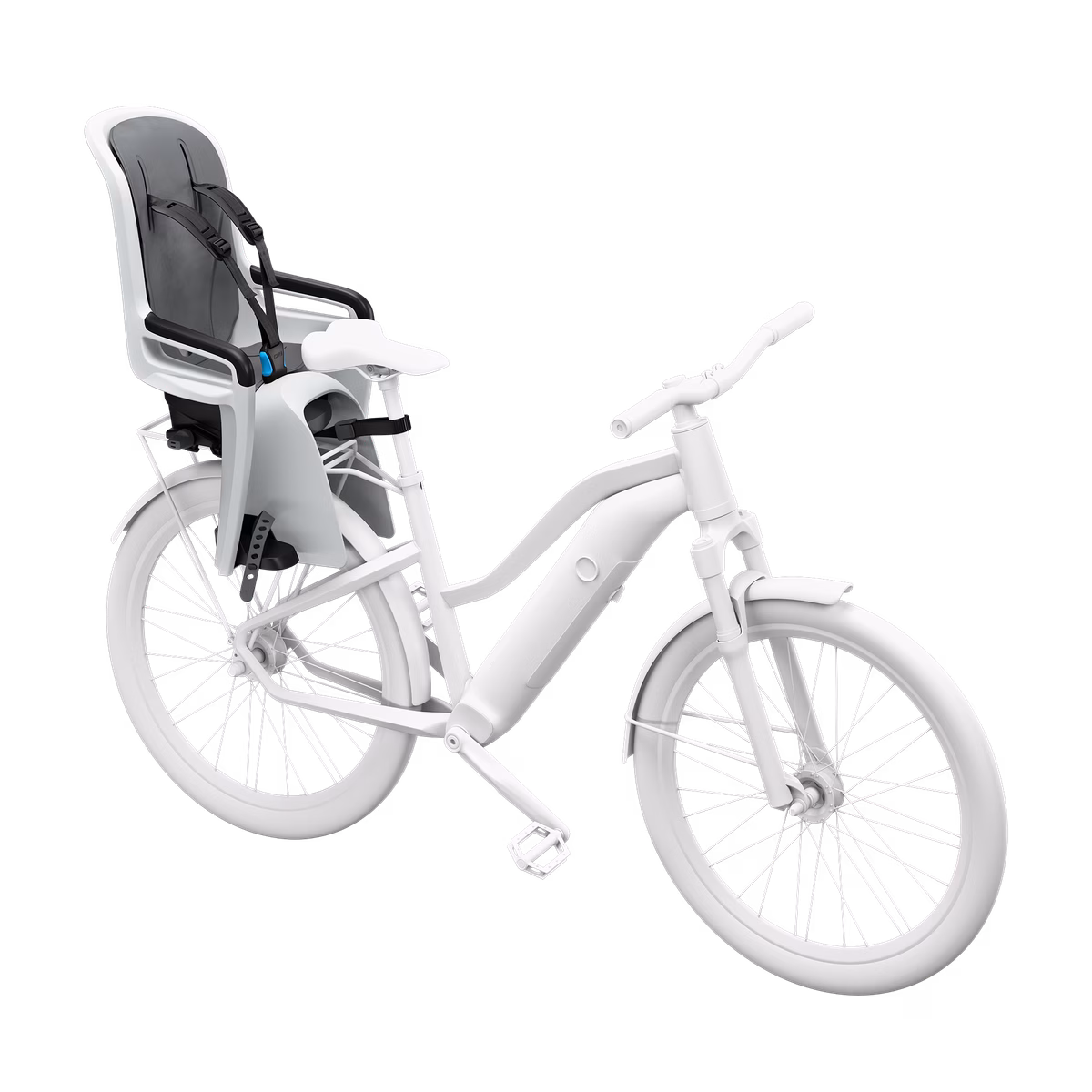Thule RideAlong 2 Rack Mounted Child Bike Seat | Light Gray Thule RideAlong 2 Rack Mounted Child Bike Seat | Light Gray