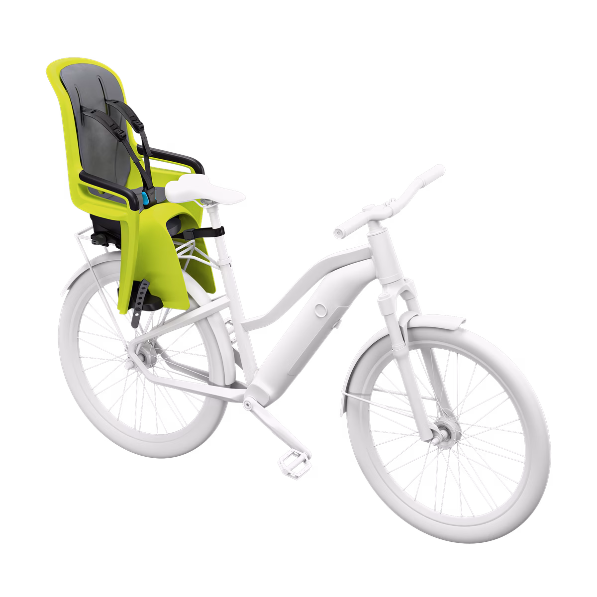 Thule RideAlong 2 Rack Mounted Child Bike Seat | Zen Lime Thule RideAlong 2 Rack Mounted Child Bike Seat | Zen Lime