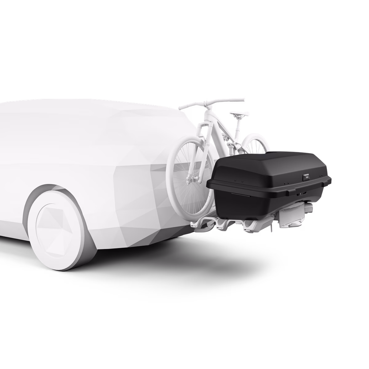 Thule Santu Towbar Cargo Carrier | Black Thule Santu Towbar Cargo Carrier | Black