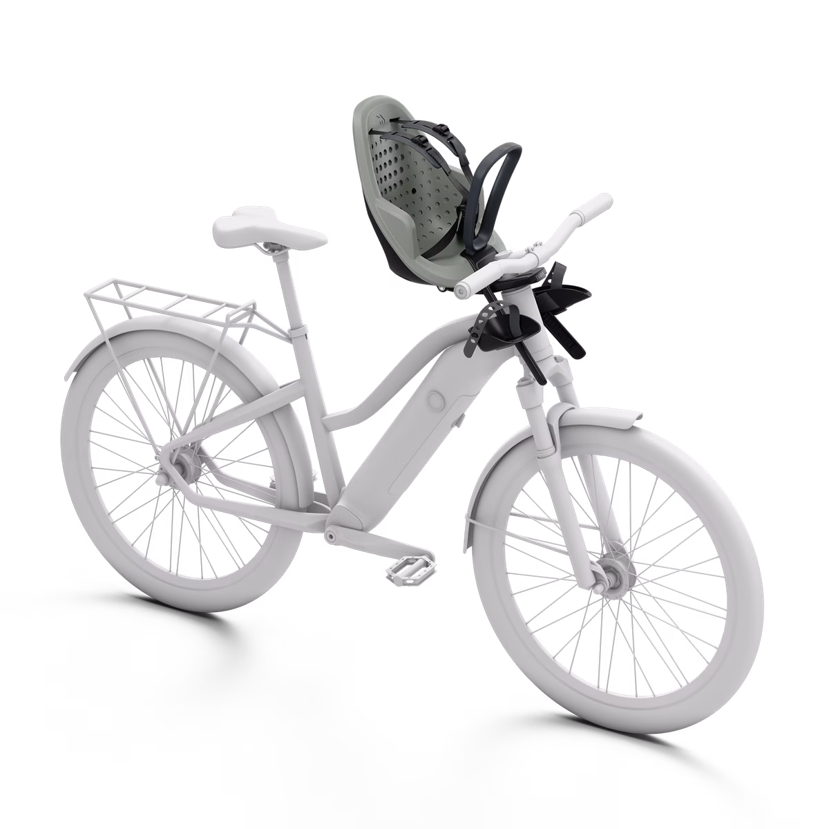 Thule Yepp 2 Mini Front Mount Child Bike Seat | Agave Thule Yepp 2 Mini Front Mount Child Bike Seat | Agave
